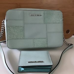Michael Kors Crossbody and matching wallet